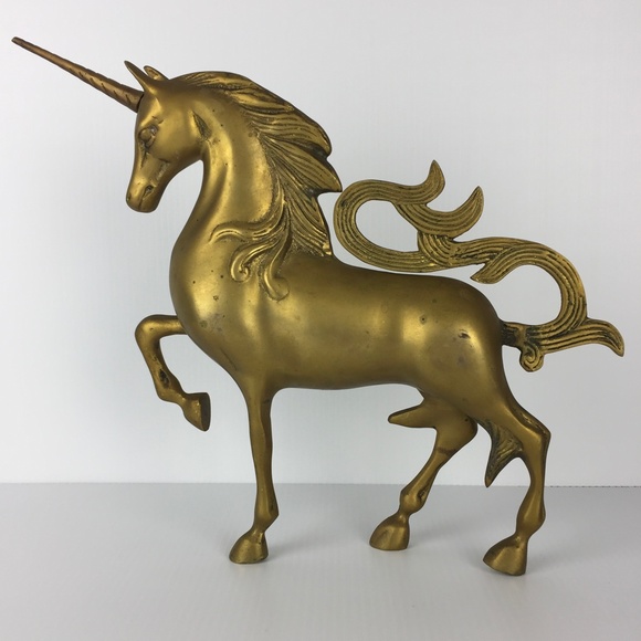 Brass Other - Large Brass Unicorn Dragon Warrior Style Tail 10 x 11 inches